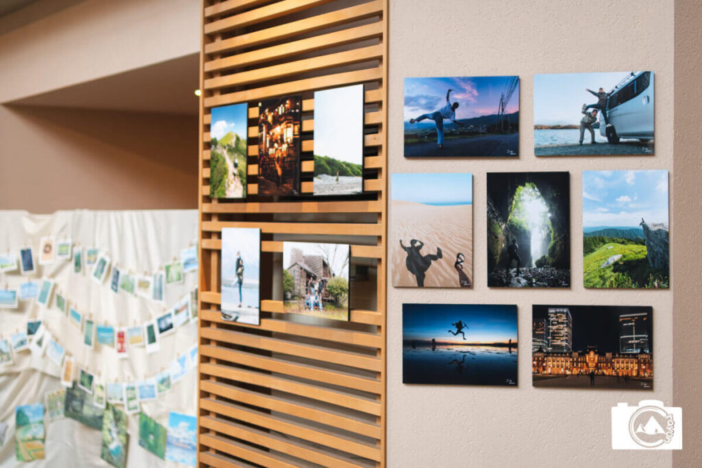 写真の展示ブース