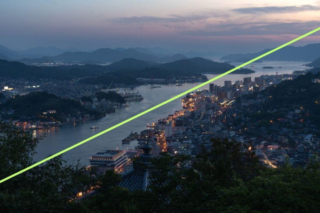 対角線構図イメージ②