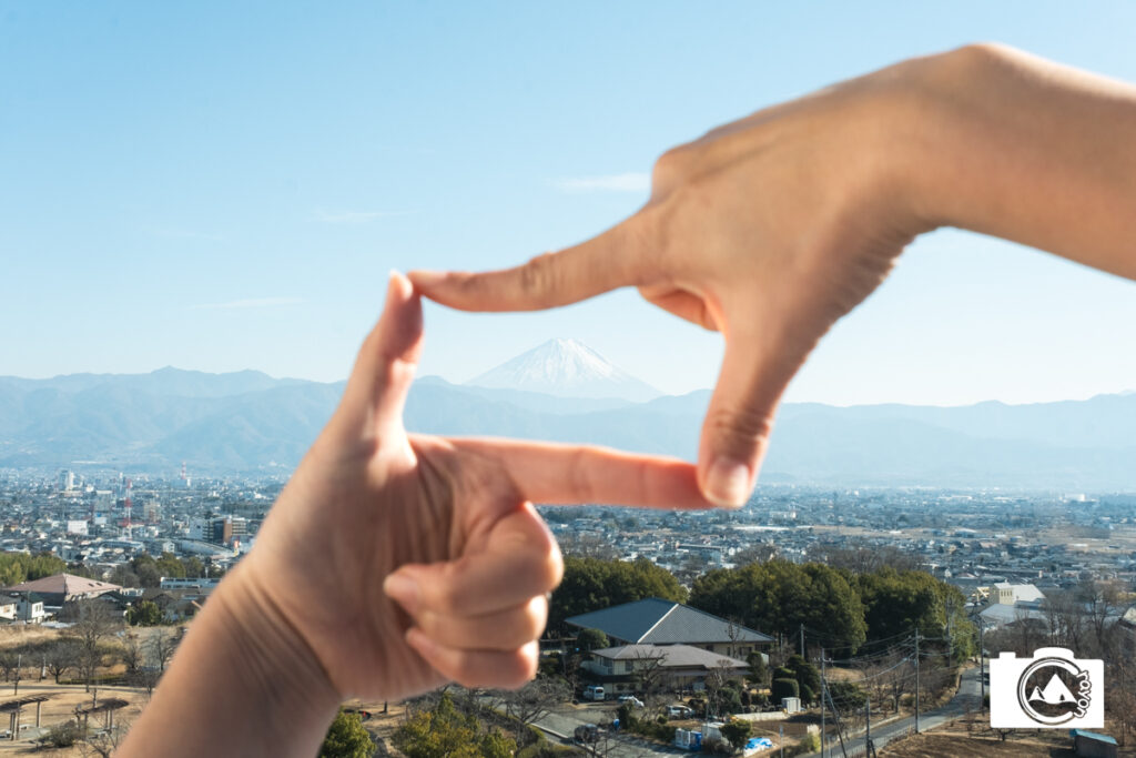 構図を決めているときのイメージ