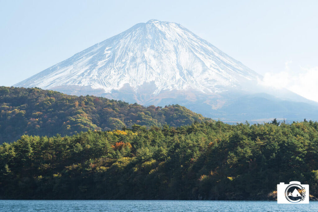 入り組んだ地形が印象的な西湖の風景