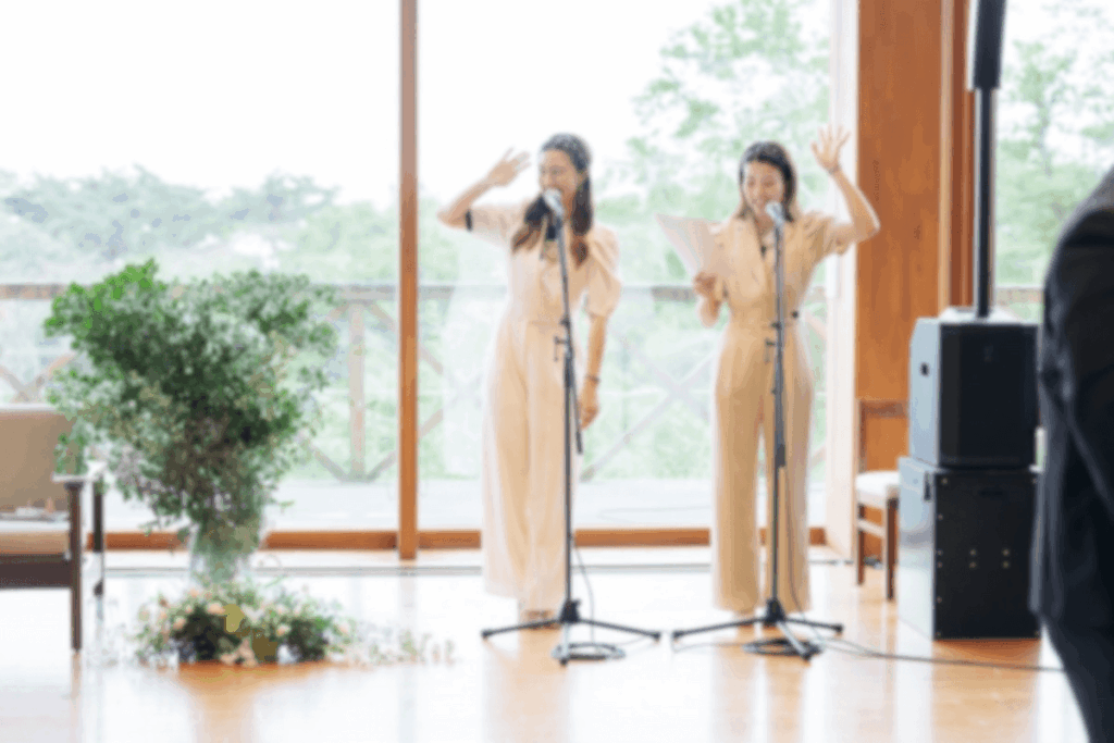 司会を担当する妻の姉と僕の姉